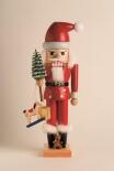 Nußknacker Weihnachtsmann mit Baum BxTxH= 10x10x29cm