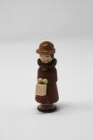 Miniaturfigur Alpenjunge mit Laterne, Padouk Höhe 4 cm