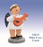 Miniaturfigur Engel mit Mandoline BxTxH= 3x3x5cm