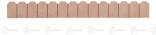 Ersatzteile & Bastelbedarf Schindelreihe aus Sperrholz 14 Schindeln Breite x Höhe ca 15,4 cmx11 cm