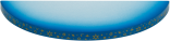 Holzsockel Engelwolke blau-weiß 1-stufig halbrund mit Tülle BxT 19x8cm