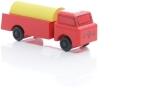 Holzspielzeug - Miniaturfahrzeug Lastenauto Tankauto Bunt - HxBxT 3,5x7,5x3cm