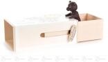 Musikdose Musikdose Honig-Box mit Bär Höhe ca 6 cm