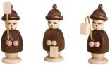 Miniaturfiguren 3 Laternenkinder bunt Höhe 2,7cm