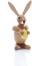 Osterfigur - Osterhase mit gelben Osterei - Ansicht Vorne - Für eine schöne Osterdeko