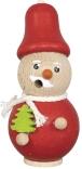 Mini-RäucherfigurWeihnachtsmann Weihnachtsmann mit Baum BxHxT 5x8x5cm
