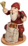 Räucherfigur Weihnachtsmann mit Sack Höhe ca 18cm