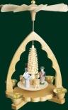 Tischpyramide Christi Geburt mit Schäfer Höhe= 19cm