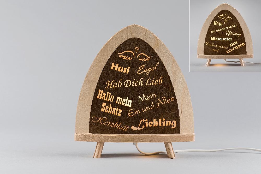 Standleuchte LED Gefühlswechsel farbig LxHxT 30,0 x 32,0 x 6,0 cm