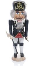 Weihnachtsfigur - Nu&szlig;knacker Bergmann Bergmeister mit Axt - Ansicht Vorne - Hergestellt im