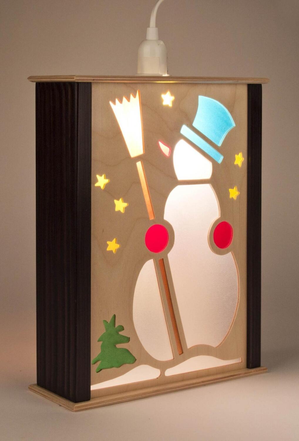 Fensterlaterne Nussknacker BxHxT 210x270x80mm