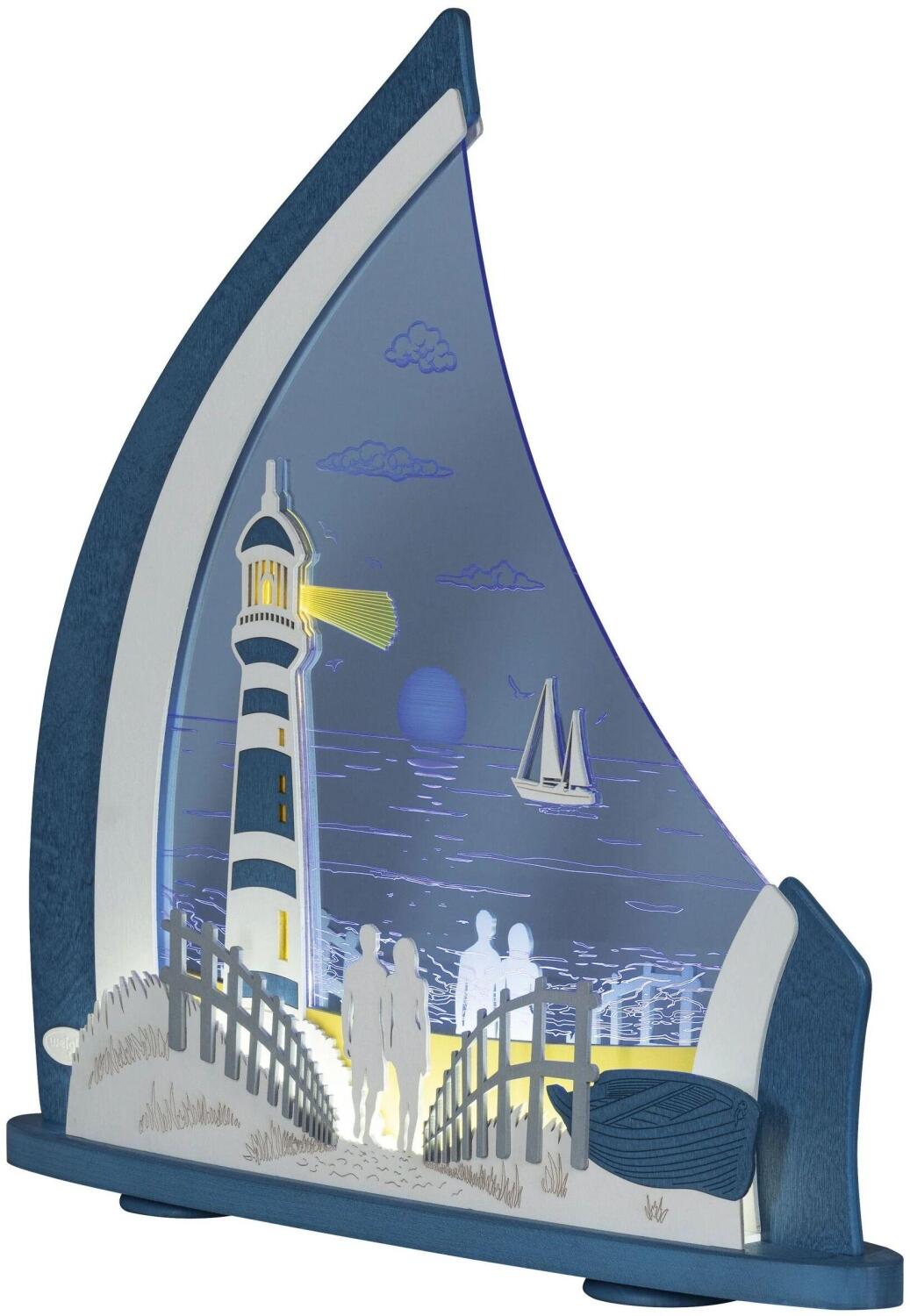 LED Lichterspitze – Maritim – BxHxT: 52 cm x 53,5 cm x 9 cm