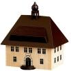 Miniaturhaus Seiffener Rathaus HxBxT 8x6,5x5cm