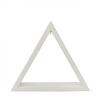 Schwibbogen Beleuchtetes Dreieck weiß mit LED Band 12V/Trafo 100-240V BxHxT 35x30x6cm