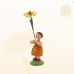 Miniaturfigur Blumenmädchen mit Mädchenauge Höhe 12cm
