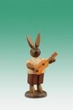 Osterdekoration Osterhase Musikant mit Gitarre Höhe 7,5cm