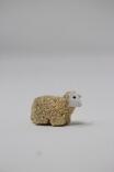 Miniaturtier Schaf liegend