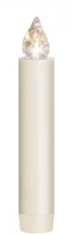 Ersatzkerze – batteriebetrieben, elfenbeinfarben, passend für LUMIX Weihnachtsbeleuchtung – Höhe =