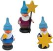 Miniaturfiguren Komplettsatz Zwerge mit Stern (3) BxHxT 3x6x3cm