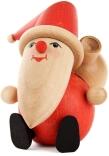 Miniatur Weihnachtsmann sitzend H=7cm