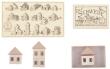 Holzspielzeug Baukasten in Zündholzschachtel Kleiner Schwede von SINA Spielzeug, kleine Holzhäuser