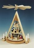 Tischpyramide Pyramide Erzgebirgische Weihnacht Höhe 43 cm