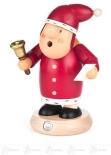 Räuchermann – liebevoll gestalteter Weihnachtsmann mit rotem Mantel und Geschenkesack, handbemalt – 