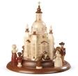 Spieluhr Motivplattform für elektrische Spieldosen „Historische Figuren an der Frauenkirche“ Ø:15cm