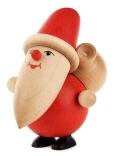 Miniatur Weihnachtsmann mit Sack, stehend H=9cm