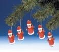Baumbehang Weihnachtsmann (1Pro Kauf) Größe 6 cm