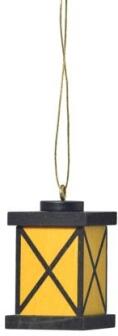 Baumbehang – bunte, filigrane Laterne mit lebendigen Farben, Erzgebirge – BxHxT = 2,5 x 4 x 2,5 cm