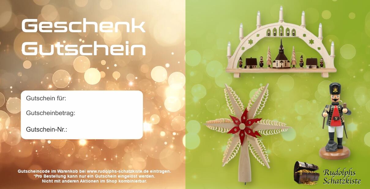 Geschenk-Gutschein f&uuml;r Rudolphs-Schatzkiste