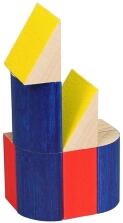 Holzspielzeug Holzbaukasten „Basic Spiel“ LxBxH 55x75x30mm