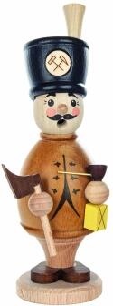 Räucherfigur - Bergmann mit Laterne farbig - BxHxT 8,5x16x8,5cm