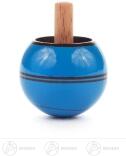 Steh-Auf-Kreisel – farbenfrohes Design in intensivem Blau, traditionell handgefertigt – BxHxT = 3,5 