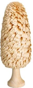 Ringelbaum Miniatur‑Dekoobjekt aus naturfarbenem Holz, erzgebirgische Holzkunst von