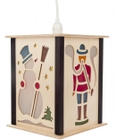 Laterne Nussknacker BxHxT 185x230x185mm