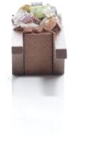 Miniatur - Schubkarre mit Erz beladen stehend Bunt - Ansicht Hinten - Mit Viel Liebe zum Detail