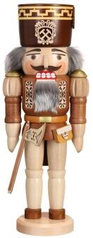 Nussknacker - Bergmann mit Erzstab naturbelassen - Höhe 40 cm