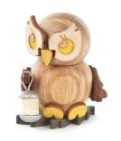 Ganzjahresfigur Eulenkind mit Tasse H: 4cm
