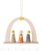 Baumschmuck Behang Sternsinger Breite x Höhe x Tiefe 7 cmx5,5 cmx2 cm