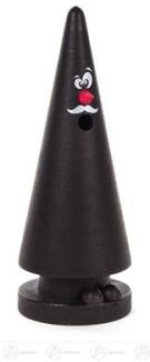 Räucherfigur – klassischer Willy mit Pfeife und schwarzem Anzug, zeitlos elegant – H = 13,5 cm