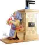 Räuchermann Oma am Ofen BxHxT 9x21x19,5cm