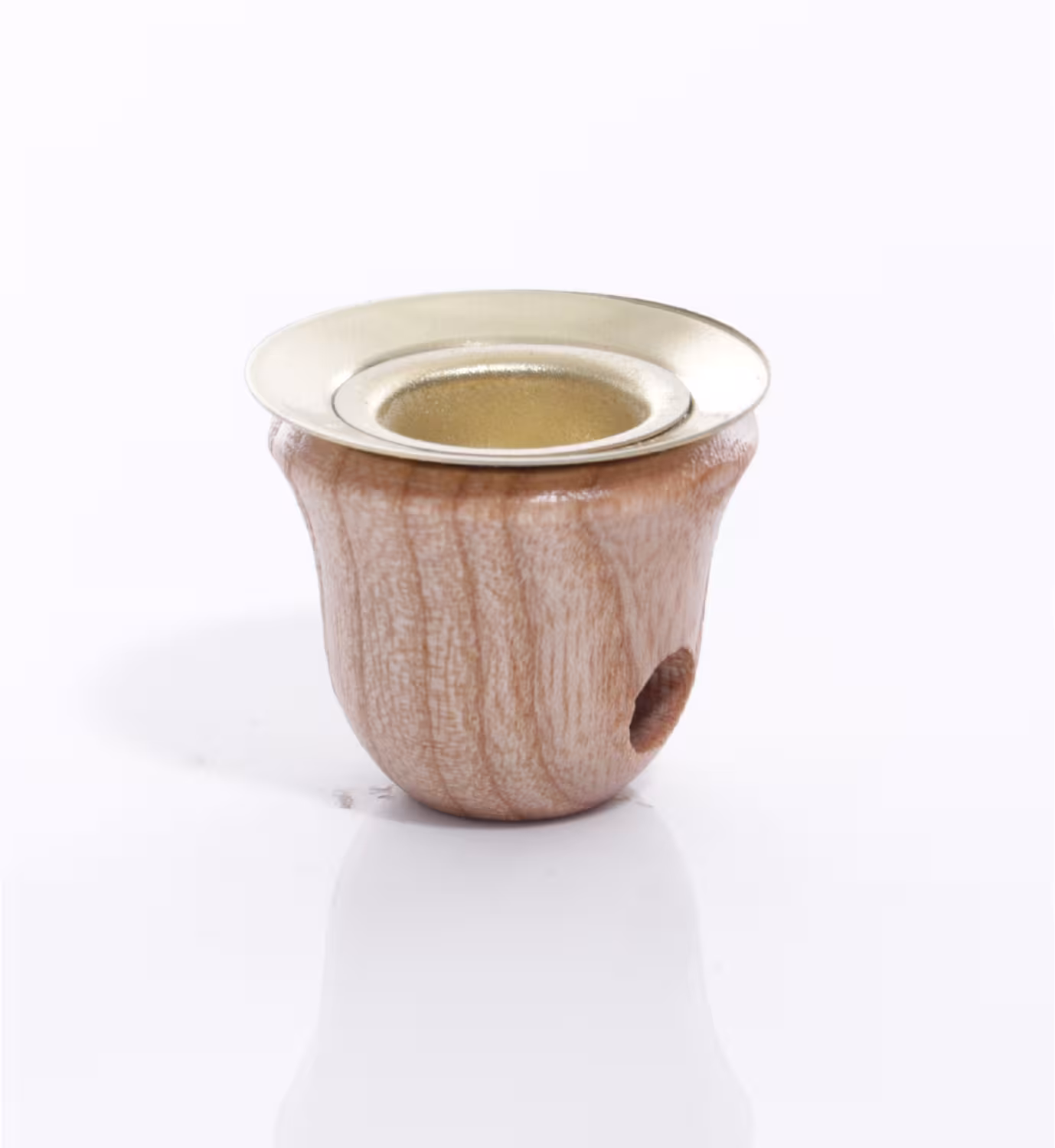 : Ersatzteil – Kerzentülle mit Messingeinsatz und Bohrung für Pyramiden, passend für 14 mm Kerzen – BxHxT ca. 3x2x3 cm - Ersatzteil Kerzentülle ...