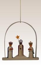 Baumbehang Sterns&auml;nger im Bogen bunt H&ouml;he=13cm
