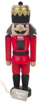 Bastelsatz Nussknacker König rot Höhe 15,5mm