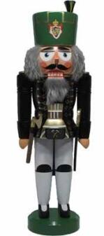 Nussknacker – Bergwardein große Holzfigur, farbig bemalt – Höhe ca. 41 cm