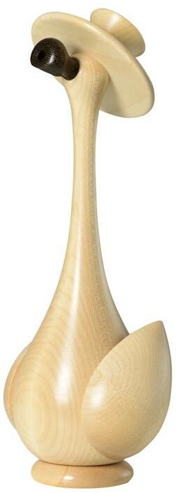 Räucherfigur – detailreiche Ente Gustav mit natürlicher Holzmaserung, naturfarben – BxHxT = 35 x 34 