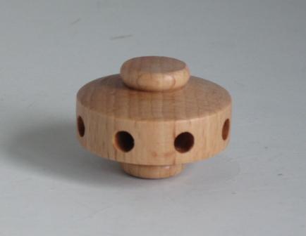 Ersatzteil – filigrane Pyramidennabe aus naturbelassenem Holz, passend für Pyramiden Nr. 70089/70091