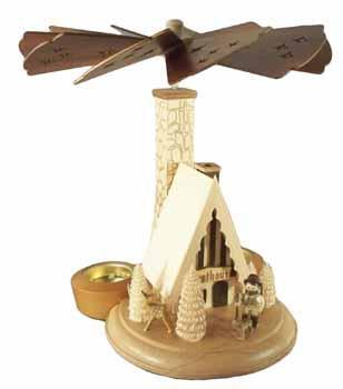 Pyramide – Räucherhaus Försterei natur – teelicht- & räucherbetrieben – BxHxT ca. 24×26×24 cm